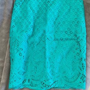 Green Loft Lace Skirt